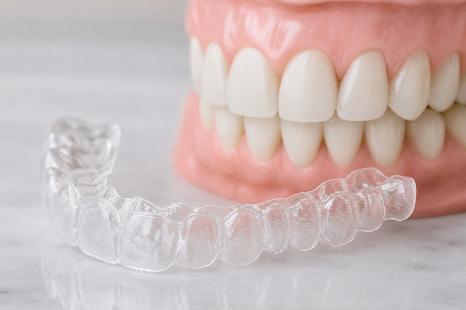 Teeth Straightening Options for Adults: Clear Aligners, Braces and What Actually Changes dental treatment concept