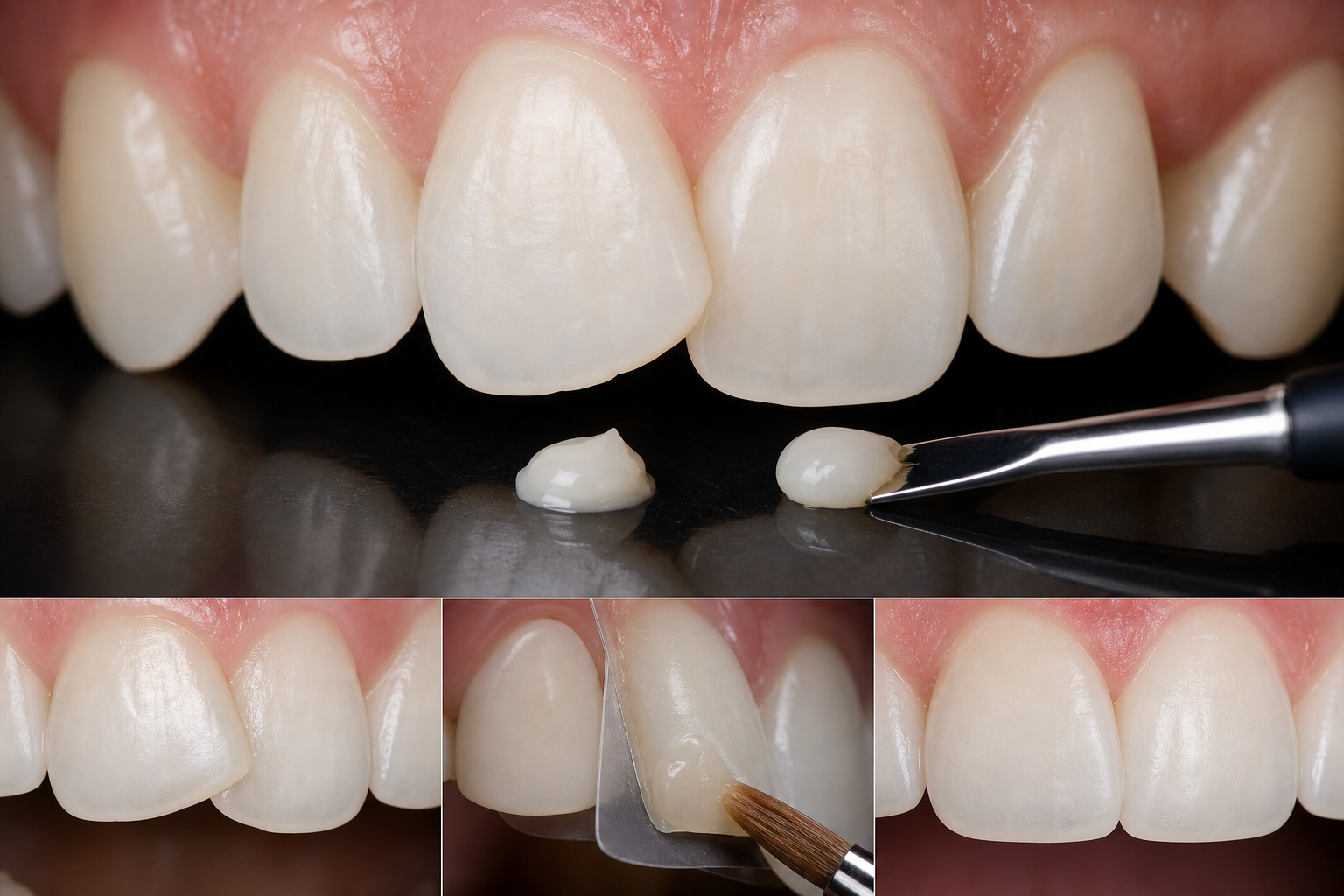 Composite Bonding on Overlapping Teeth: When Bonding Helps and When It Does Not dental treatment concept