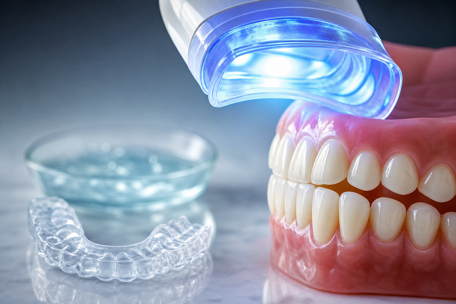 Laser Teeth Whitening: Faster Does Not Always Mean Better dental treatment concept