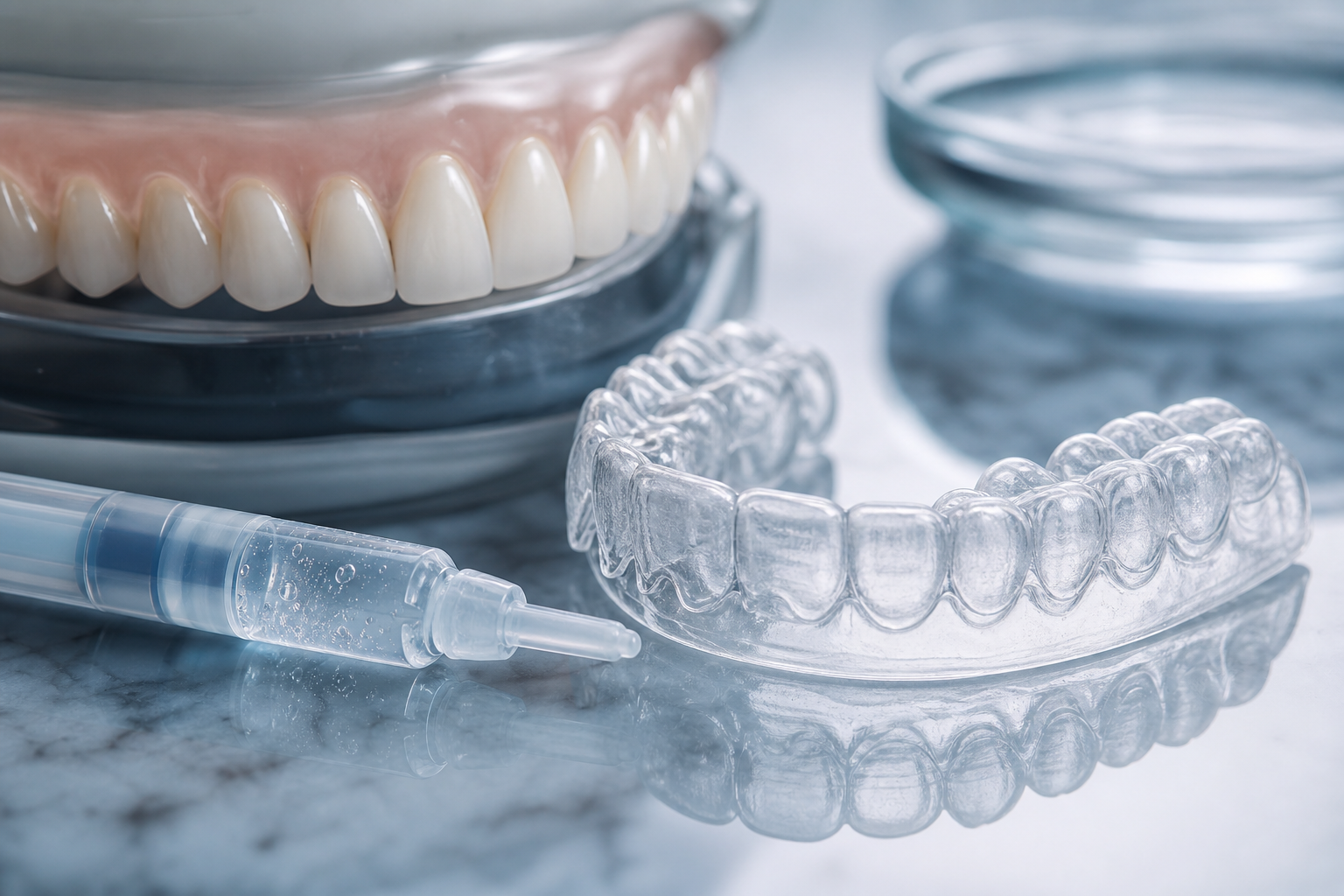 Teeth Whitening Gel Explained: What Dentists Use and Why Strength Matters dental treatment concept